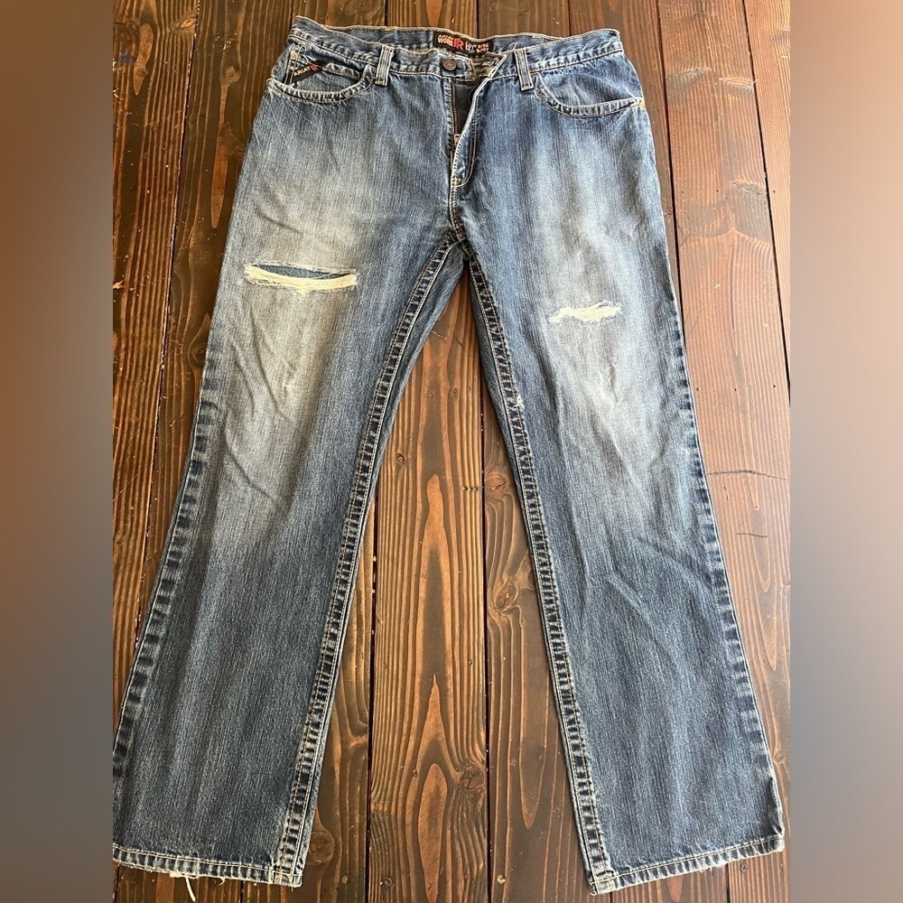 Men’s Ariat Work FR, low rise M4 boot cut jeans 38 x 34